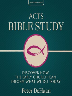 cover image of Acts Bible Study